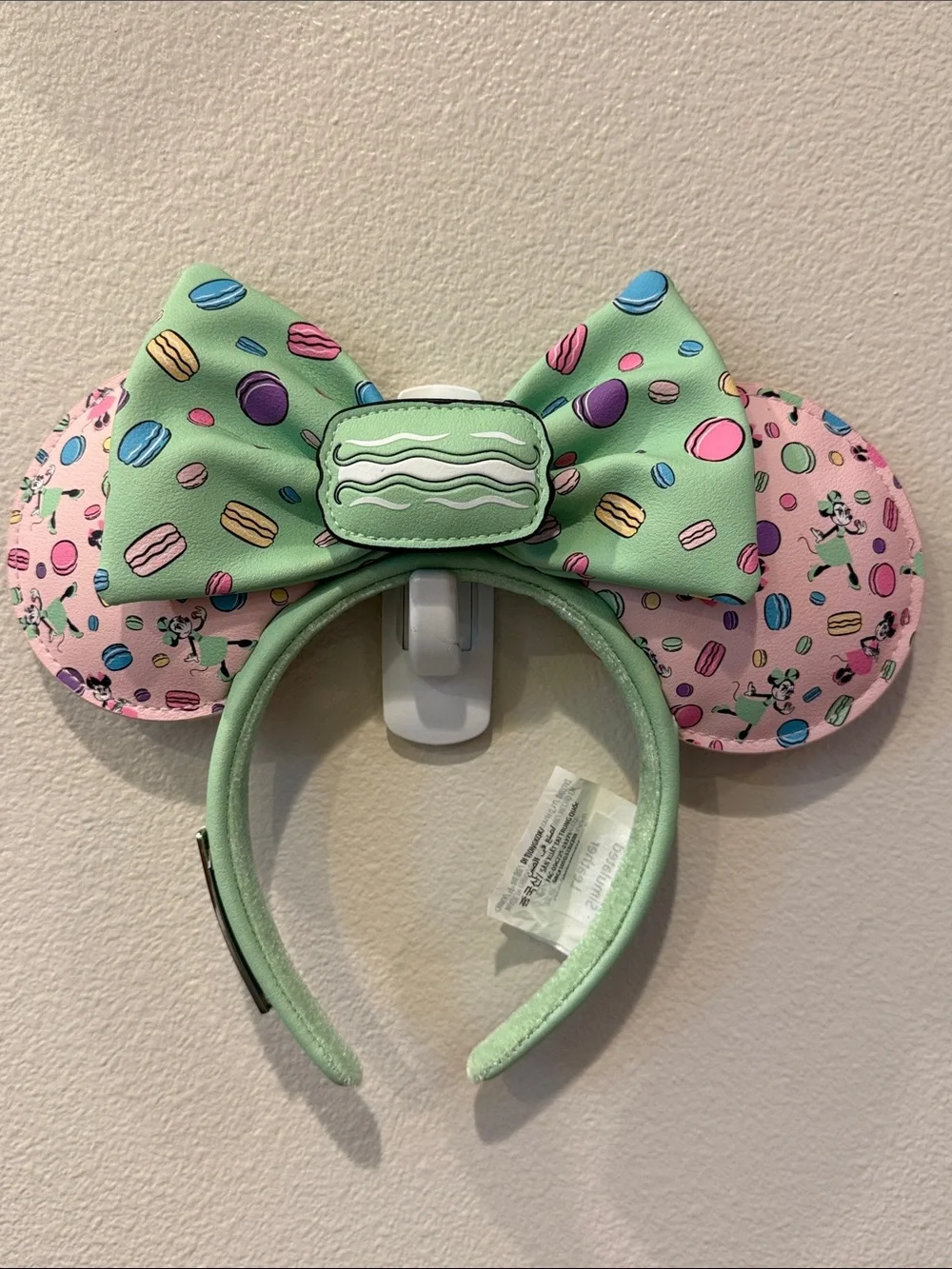 Disney X Loungefly Scented Macron Mouse Ear Headband - Mint & Pink